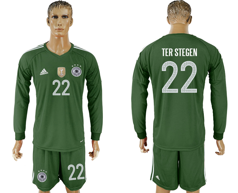 Maillot de foot GERMANY LONG SLEEVE SUIT #22 TER  STEGEN  2018 F